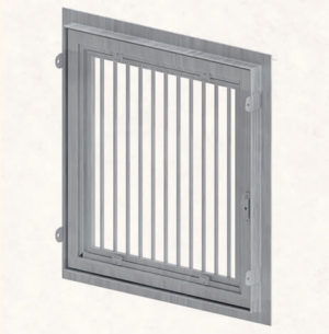Stallfenster mit Glas (Sicherheitsglas) oder Plexi - Drehfenster
