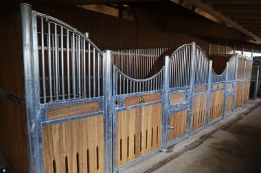 Milano horse stall with ventilation in lumber